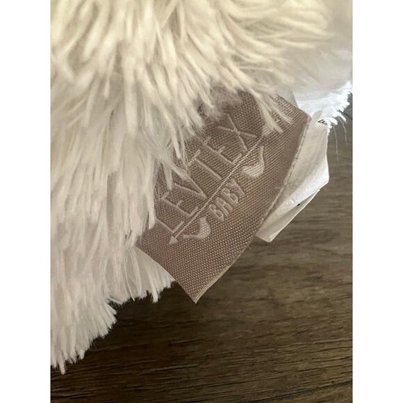 Levtex Baby White‎ Long Haired Elephant Plush 10.5" - Picture 4 of 6